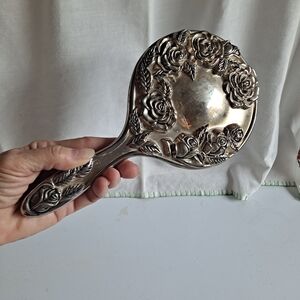 Godinger Silver Plate Hand Mirror